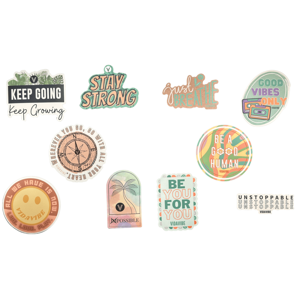 Inspirational Sticker 10 Pack